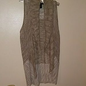 INC International Concepts Open sweater vest